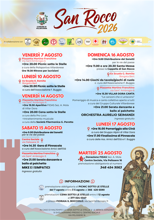 San Rocco 2026
