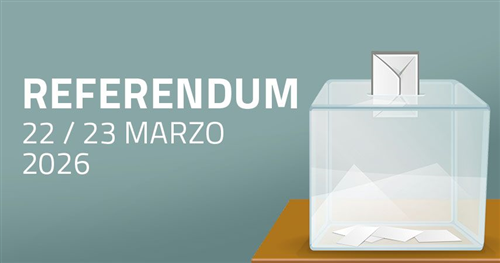 Referendum Costituzionale di Domenica 22 e Lunedì 23 marzo 2026